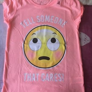 Short sleeve girls tee shirt